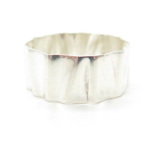 925 Sterling Silver Vintage Dominique Dinouart Mexico Band Ring Size 11.25 - Picture 4 of 8